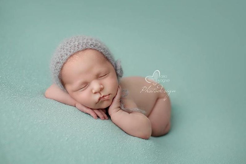 Baby Hats mohair Newborn image 1