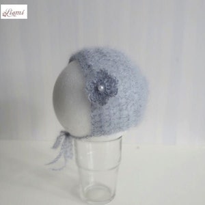 Baby Hats mohair Newborn image 3