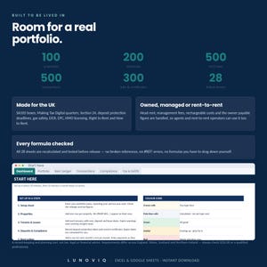 UK Landlord Spreadsheet, Rental Property Management Tracker, Excel & Google Sheets bild 10