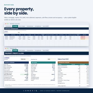 UK Landlord Spreadsheet, Rental Property Management Tracker, Excel & Google Sheets bild 8