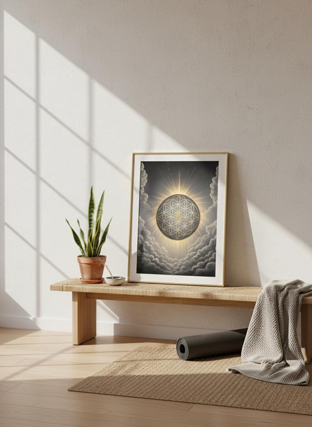 Flower of Life Sacred Geometry Digital Print - Etsy
