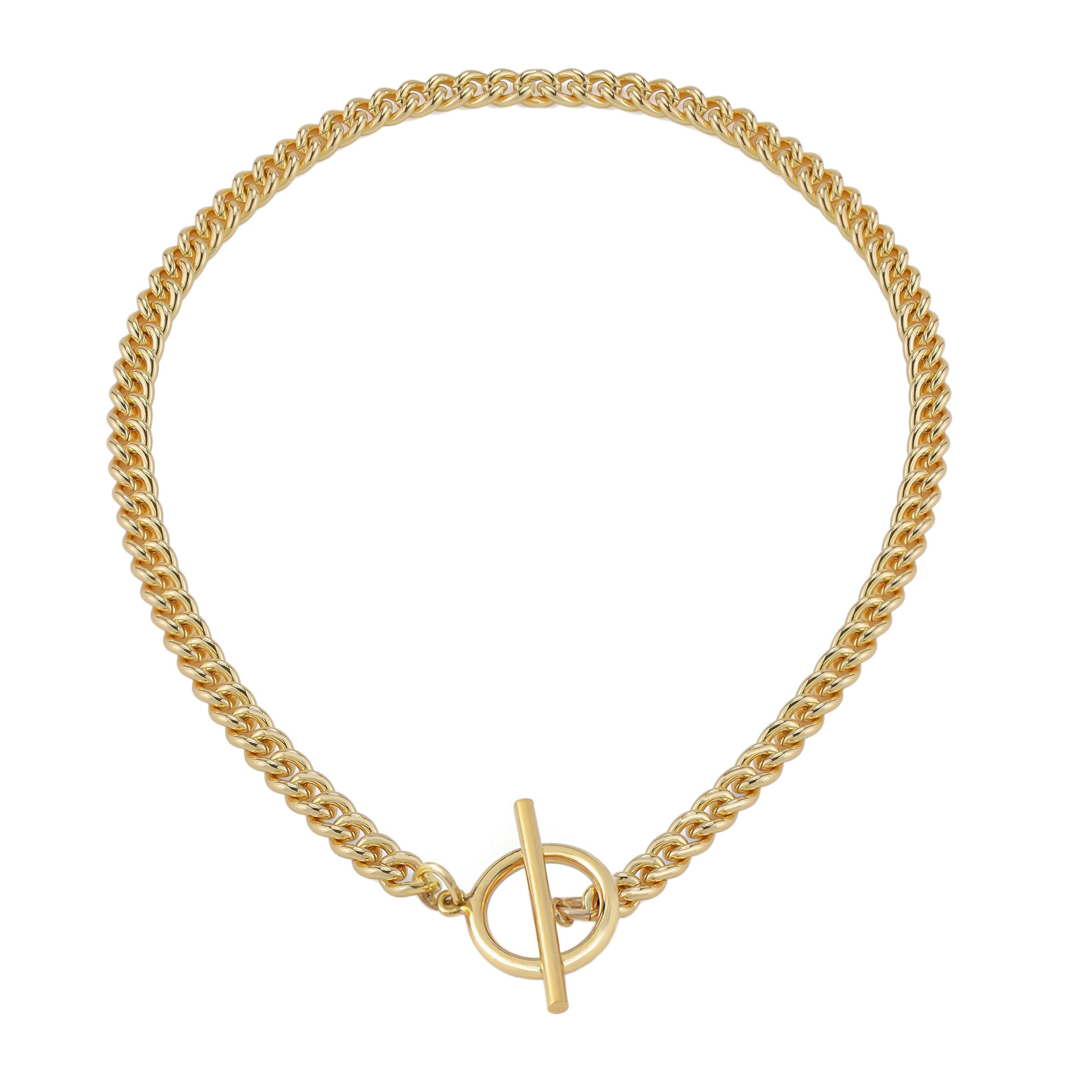 Gold filled toggle necklace Clearance