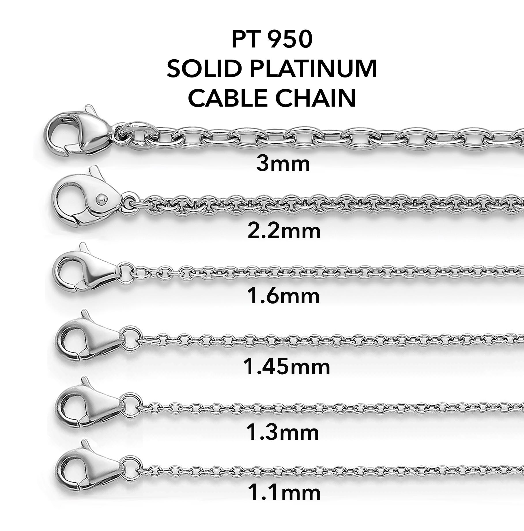 950 Silver Chain Necklace - Etsy