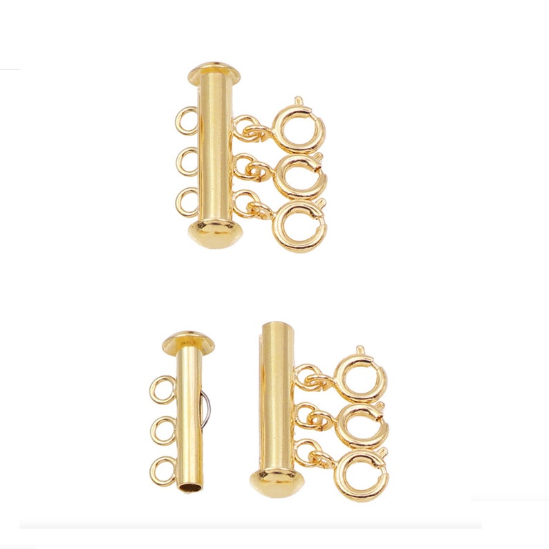 Layering Necklace Clasp Layered Necklace Detangler Layered Etsy