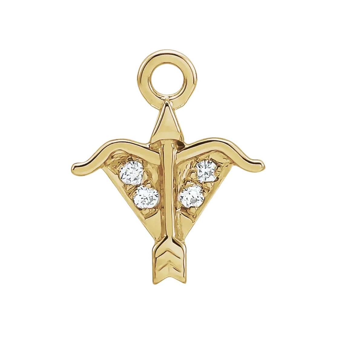 Sagittarius diamond pendant Clearance
