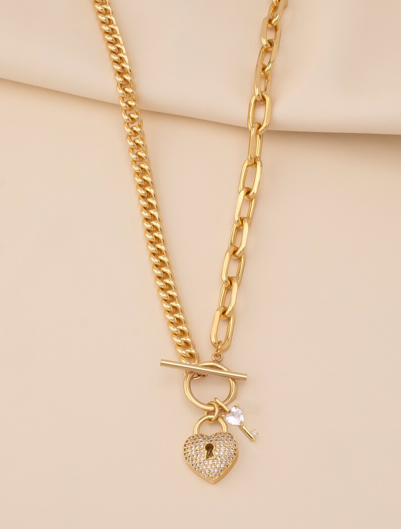 Gold filled toggle necklace Clearance