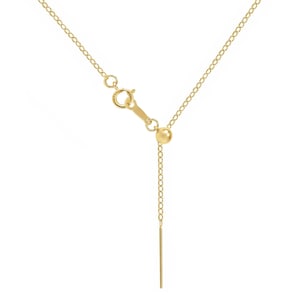 ADJUSTABLE Gold Chain | 14k Solid Gold Cable Chain ADJUSTABLE up to 22" | Adjustable Threader  Rolo Chain Box Chain Bead Chain | Gold Filled