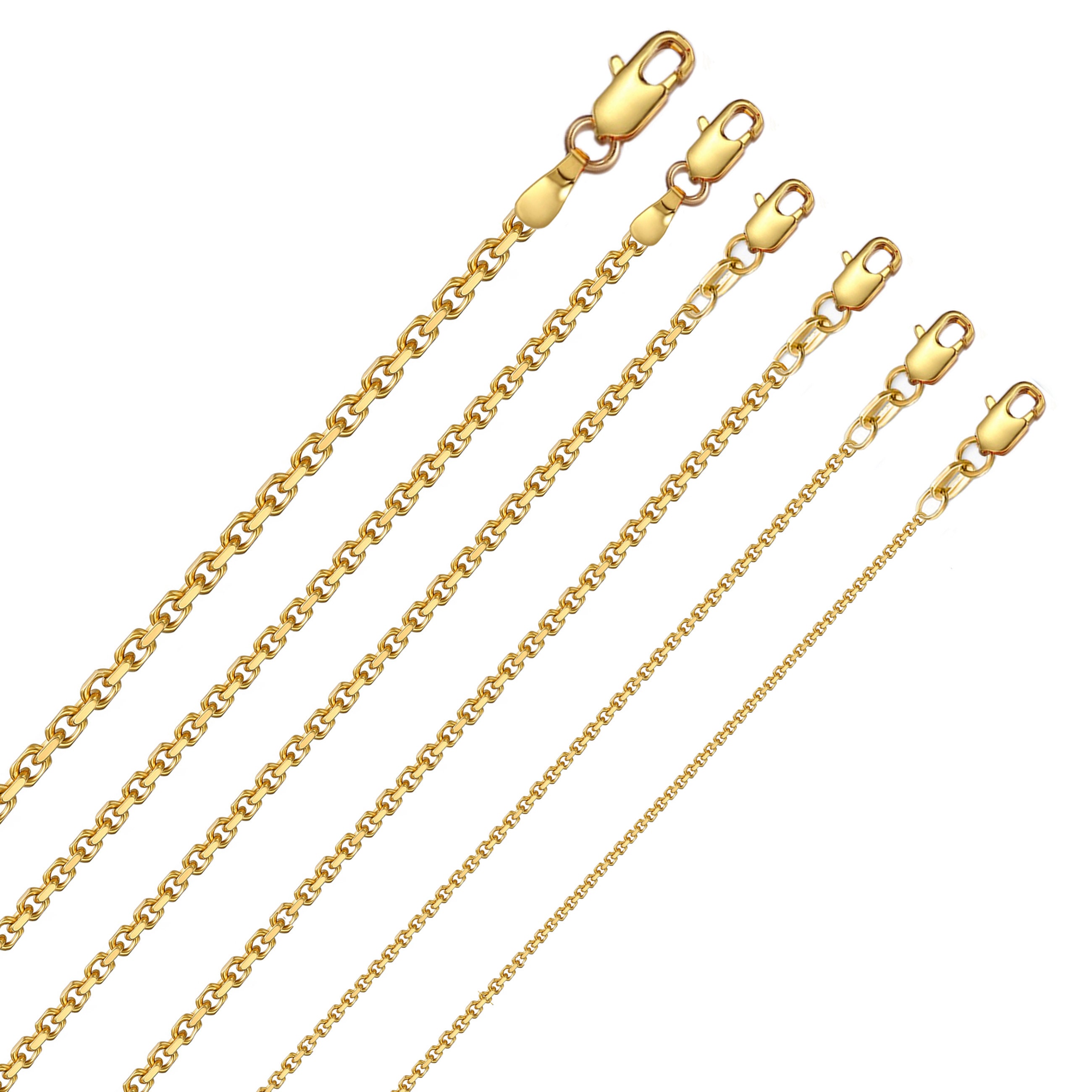 1.4mm 14K Gold-Filled Chain Necklace By Bliss Jewelry