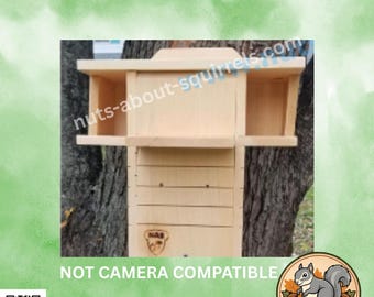 Squirrel Nest Box-Wildlife Rehab Approved- Predator Resistant Squirrel Condo