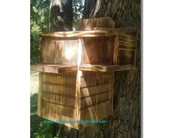 Squirrel House, Squirrel Nesting Box,Wildlife Rehab Approved, Squirrel Box by Nuts About Squirrels