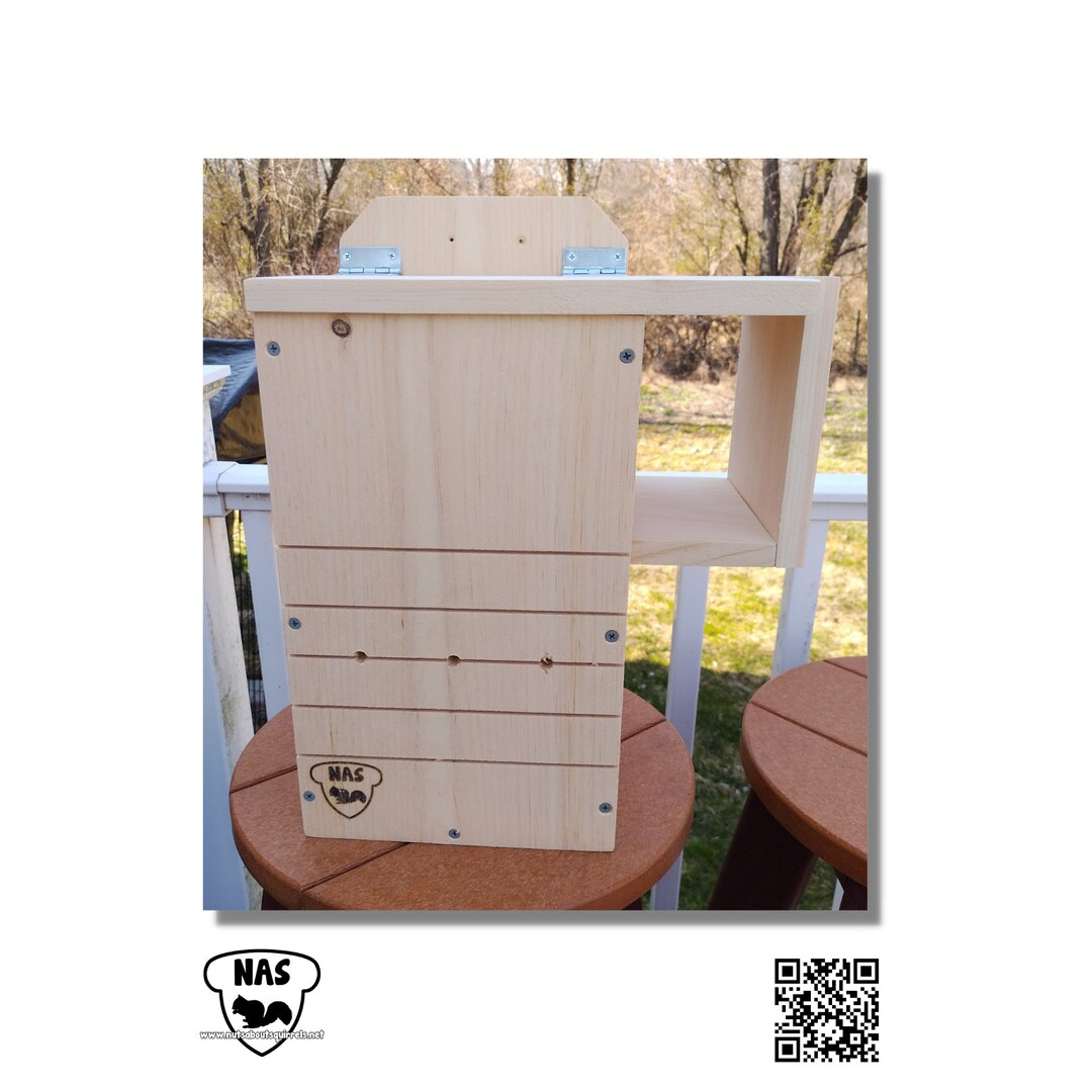 Squirrel Nest Box Build It Yourself Squirrel House Kit DIY Etsy