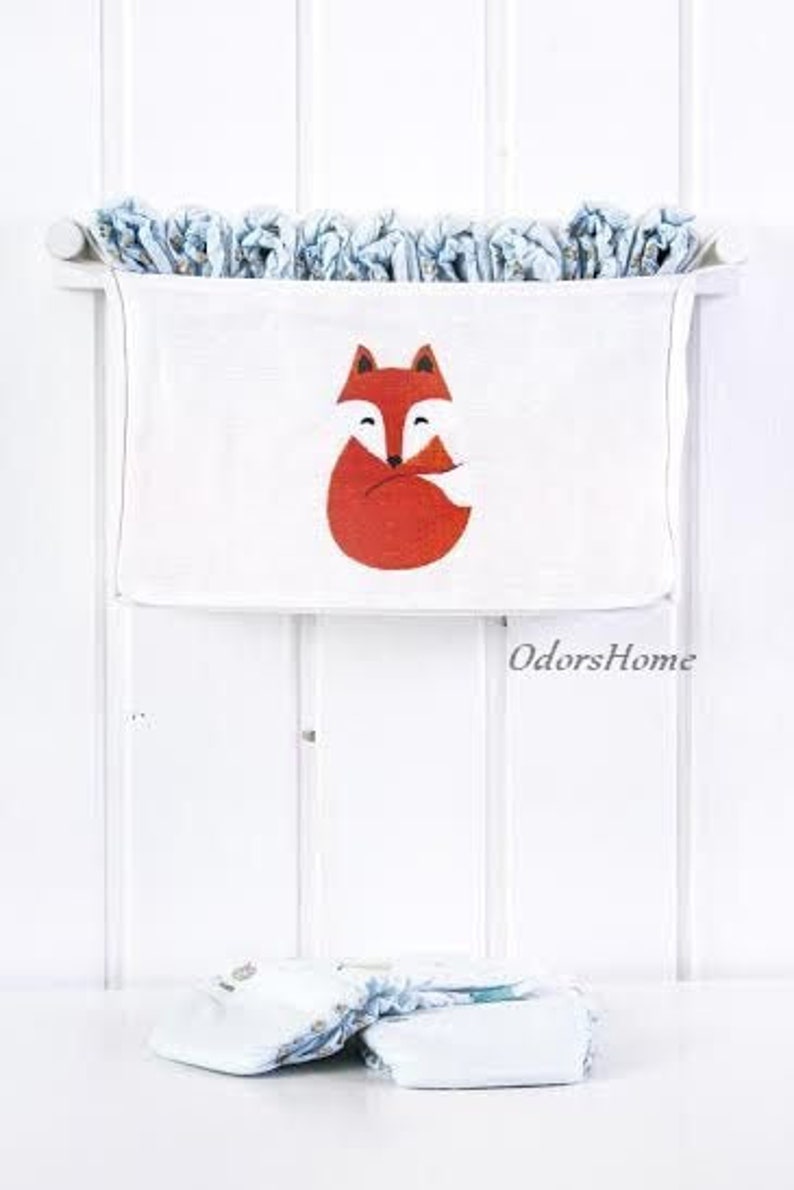 wall mounted diaper storage