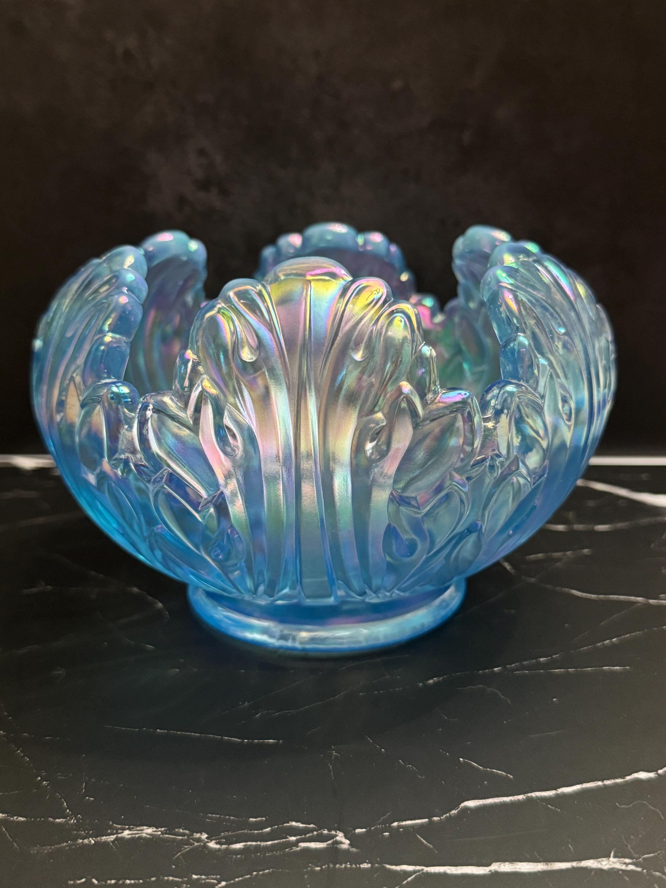Fenton Blue Bowl - Etsy