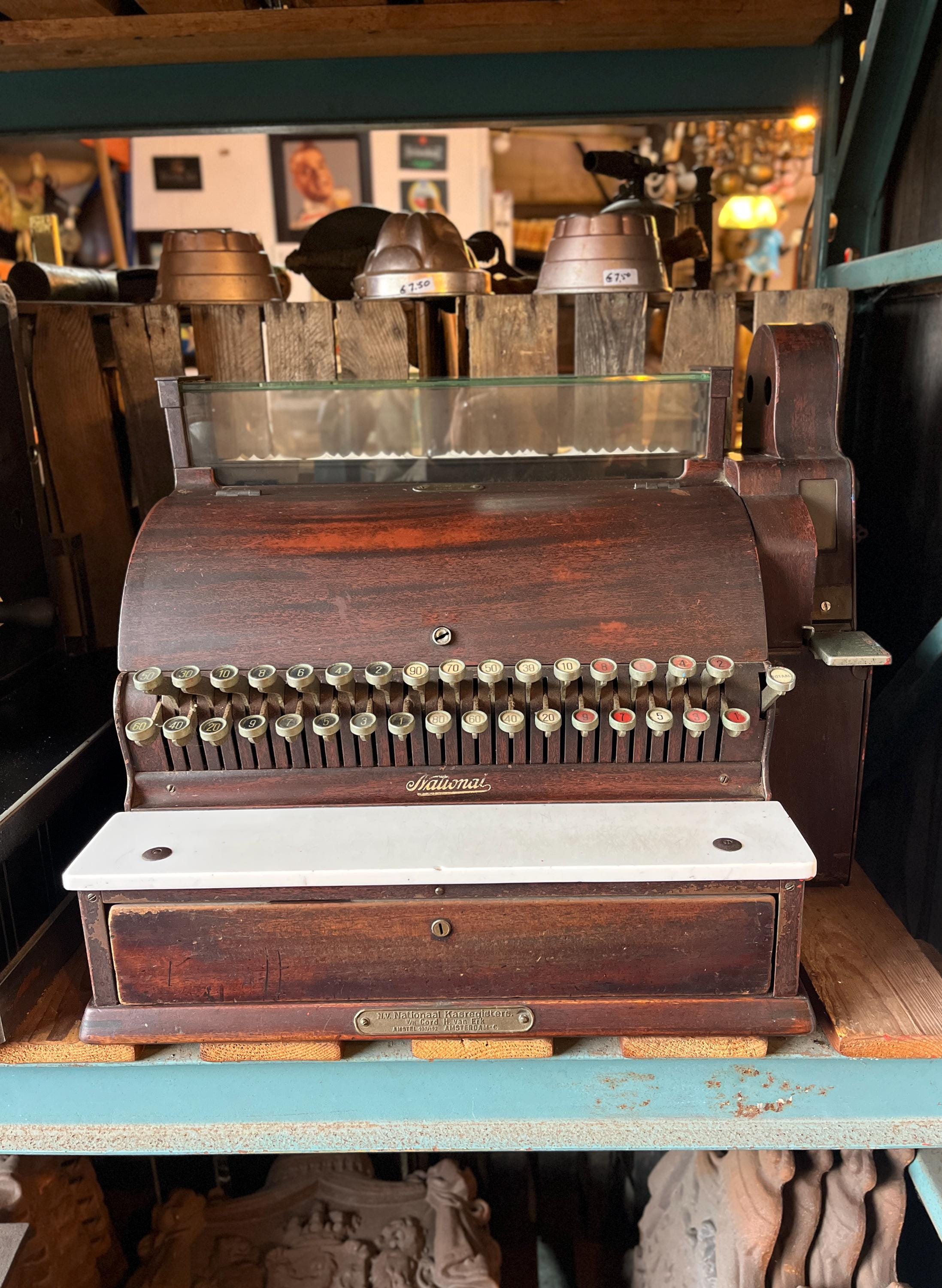 Antique Ncr Brass Cash Registers - Etsy