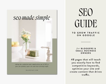 SEO Made Simple eBook, SEO Checklist, SEO Guide to Growing Traffic & Get Found on Google