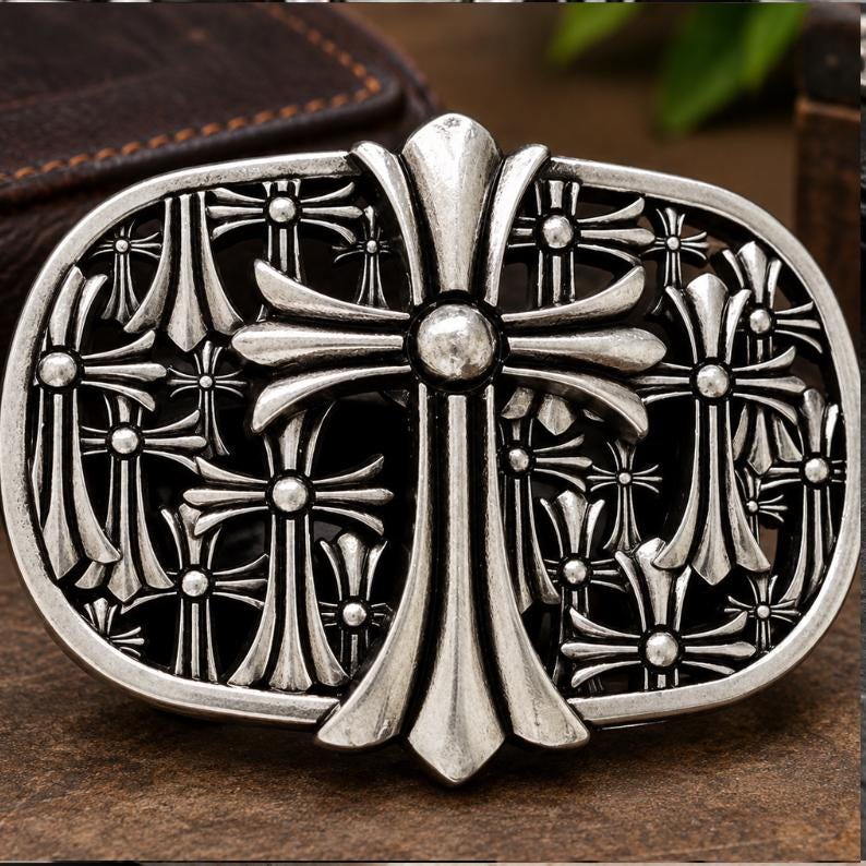 Chrome Hearts Ch Belt - Etsy