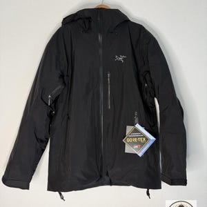 Arc'teryx Rush Jacke – Schwarz | GORE-TEX Schwarz für Herren