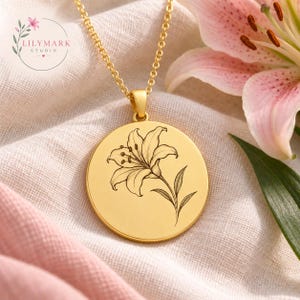 Collier Lys personnalisé avec album photo QR