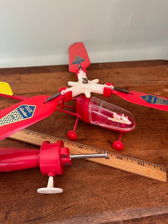 Hélicoptère jouet vintage Dux Condor -  France