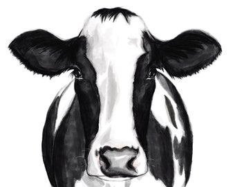 Farmhouse Print Cow Print Cow Drawing Cow Painting Farmhouse Print Cow Print Cow Drawing Cow Painting