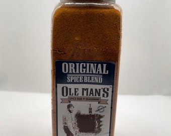 Award Winning !Ole Man's Spice Rub & Seasoning1- 1.38 LB (32 oz.) Very Low Salt content! Gluten Free!  Buy 2 Get 1 Free!