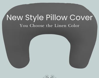 Nueva funda de almohada de lactancia, almohada de lactancia para niños, funda de almohada de lino para recién nacidos, funda de almohada de apoyo para la lactancia.