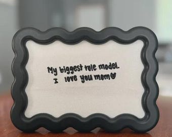 Custom Embroidered Handwriting Keepsake: Memorial Gifts for Loss of Mother