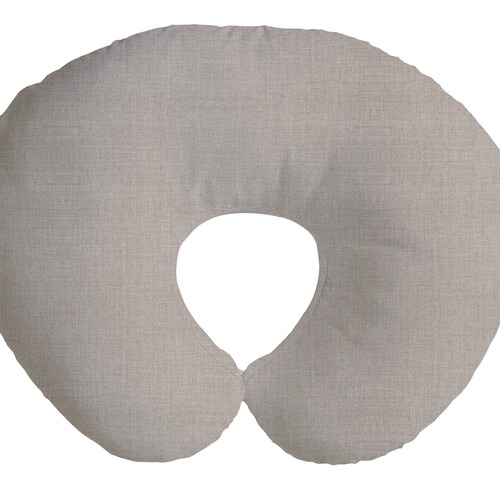 Linen Nursing Pillow Cover in Navy Blue Etsy