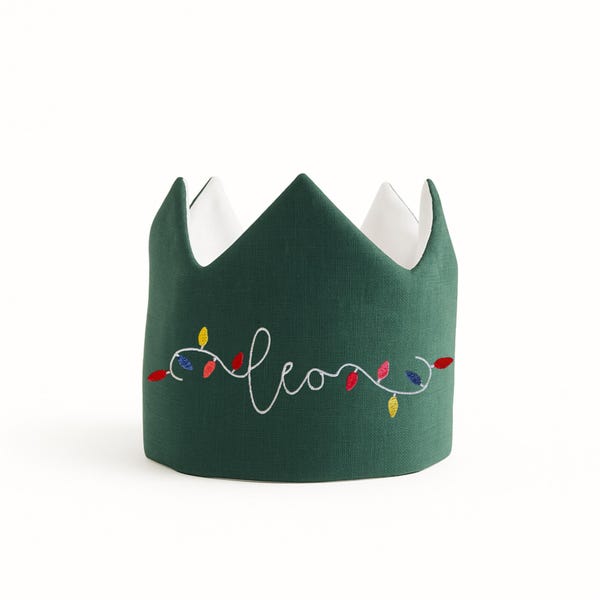 Personalized Christmas Crown: New Personalization Option | Exclusively on Etsy