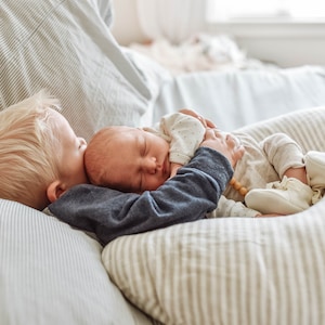 授乳枕カバー ニュートラルベビー寝具、女の子用リネン授乳枕カバー、授乳枕カバー、授乳枕カバー、ベビーシャワー