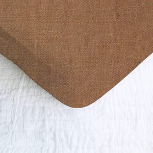 Solid Crib Sheets for Baby Boys Nursery, Linen Crib Bedding for Girls, Gender Neutral Nursery Bedding for Crib, Baby Sheets for Crib