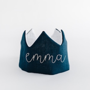 Personalized Name Crown for Baby & Toddler Birthday | Handmade Birthday Crowns | Baby Crown Party Hat for First Birthday | One Year Crown