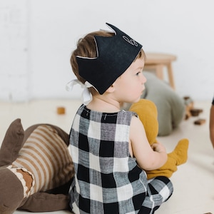 toddler wearing a crown for preschool