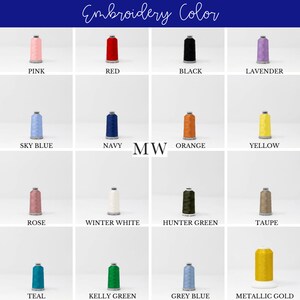 embroidery options for fabric crown personalization