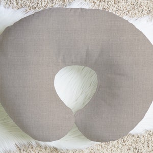 Nursing Pillow Cover in Natural Linen image 3