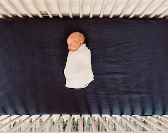 Süsses Bettlaken aus reinem Leinen