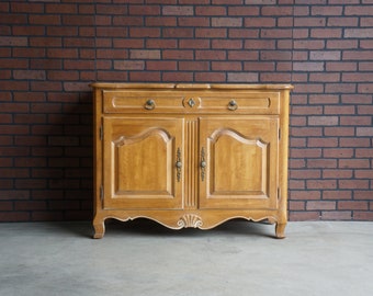 Server ~ Sideboard ~ French Provincial Buffet ~ Serving Cabinet ~ Country French Server by Ethan Allen