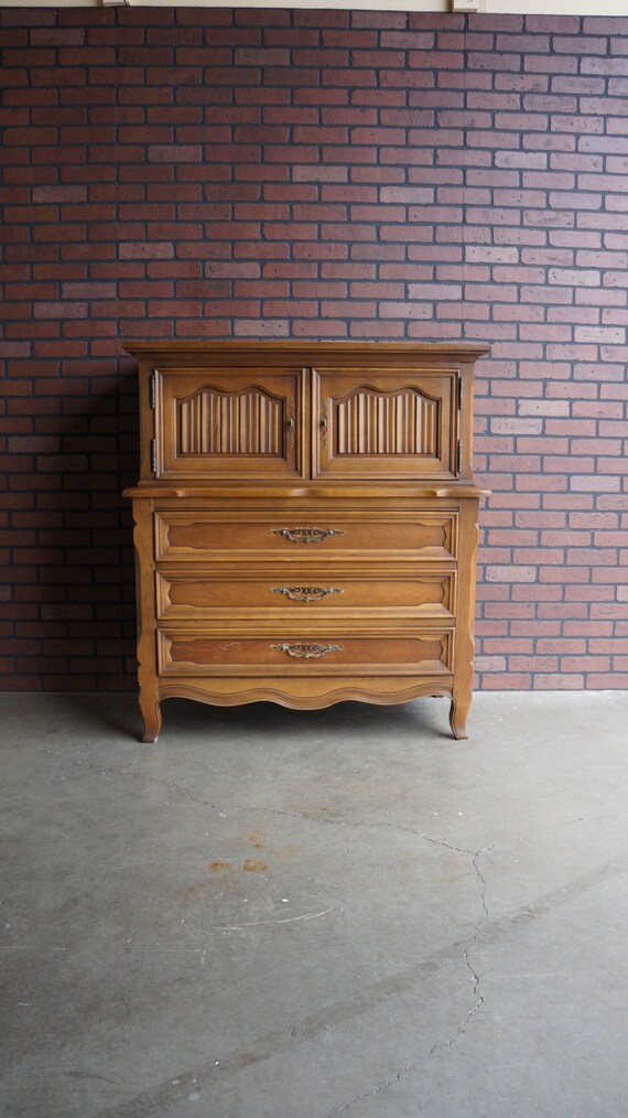 Door Chest Tall Chest Highboy Dresser French Provincial Door Chest Dresser Chest Of Drawers By Drexel Heritage Paint To Order