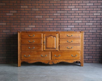 Dresser ~ Triple Dresser ~ French Provincial Dresser ~ Country French Dresser by Ethan Allen