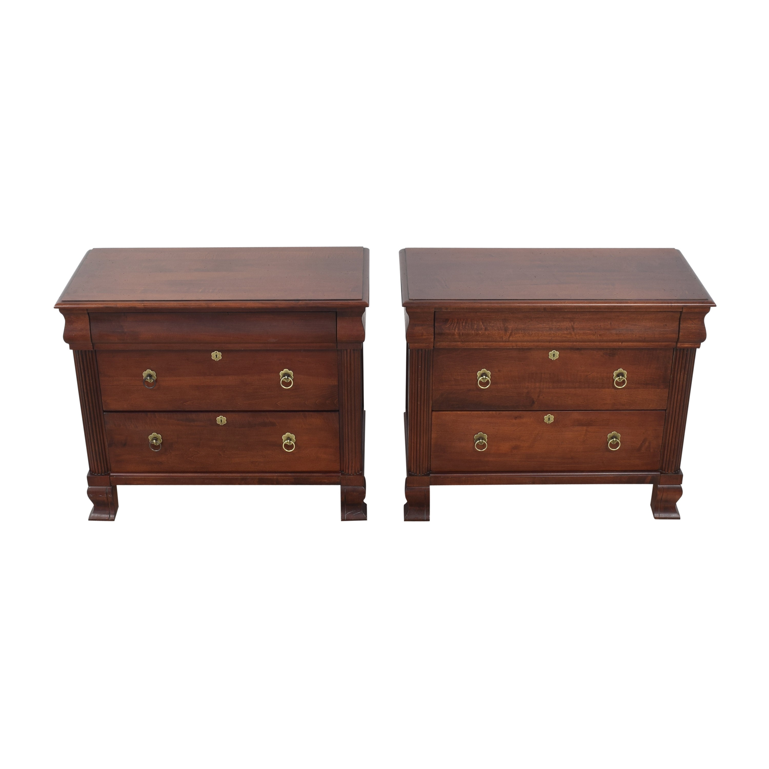 Nightstands Bedside Chests Night Tables Ethan Allen British Classics Nightstands A Pair Etsy