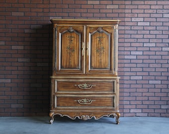 Door Chest ~ French Provincial Chest ~ Armoire ~ Country French Tall Chest of Drawers ~ Brittany Collection Door Chest by Drexel Heritage