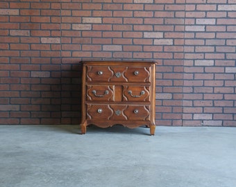 Chairside Chest ~ Nightstand ~ Bedside Chest ~ French Provincial Nightstand ~ Pierre Deux Collection by Henredon