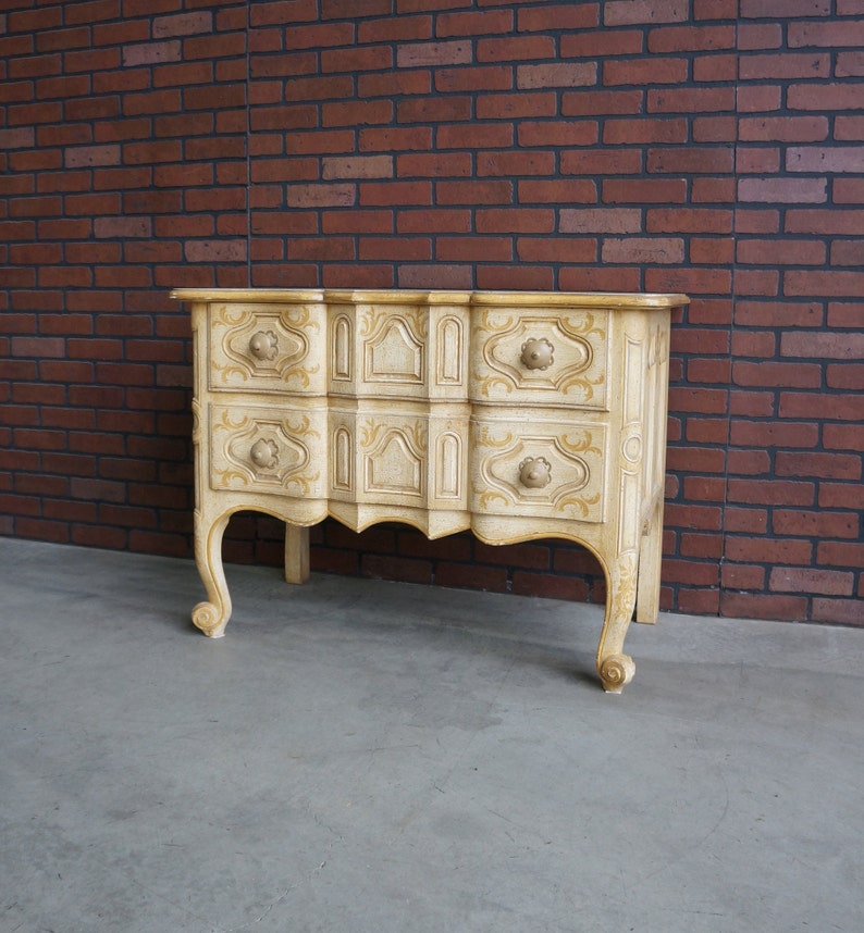 French Provincial Chest of Drawers Entry Chest Commode Etsy