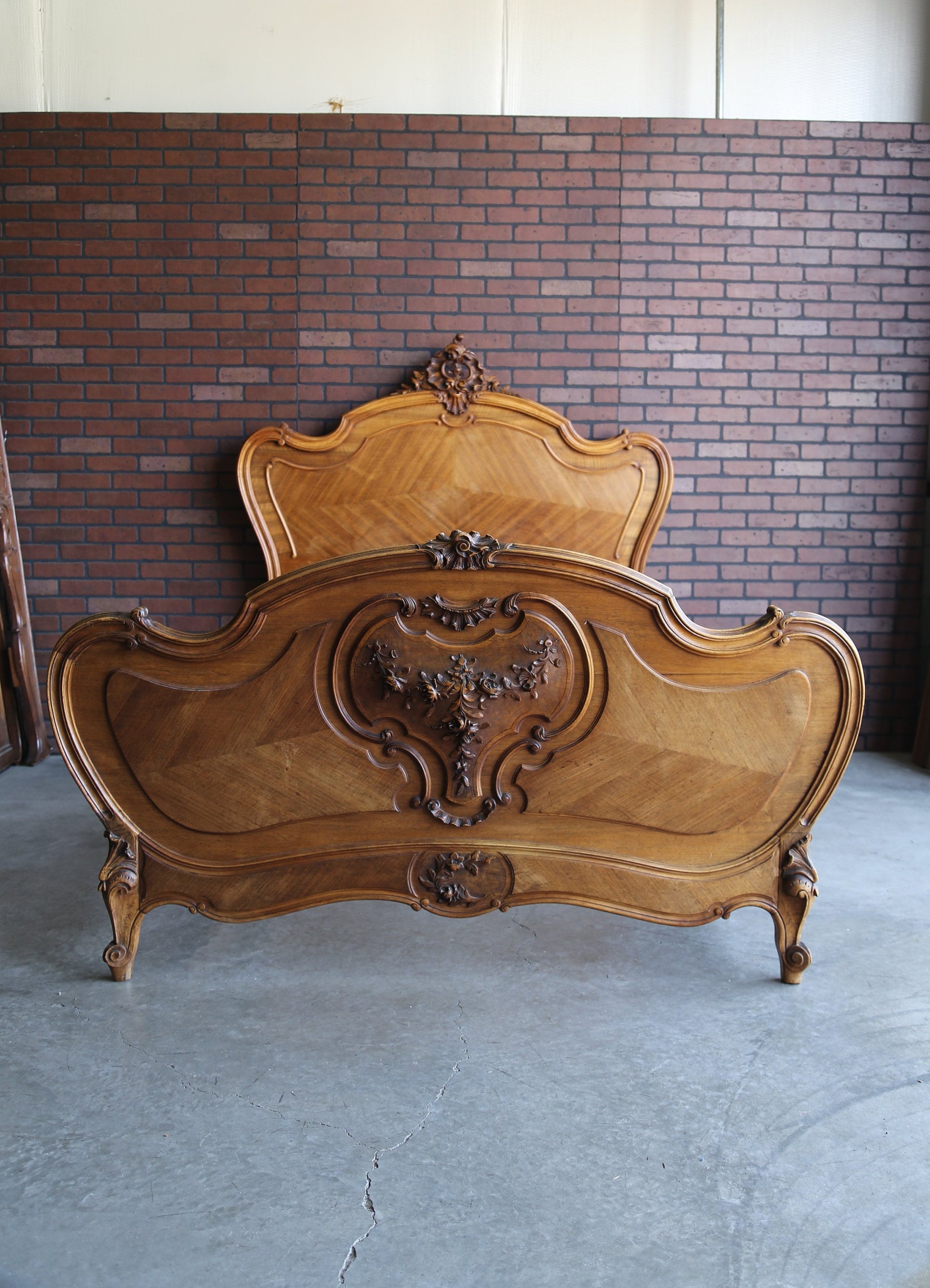 Antique French Rococo Full Bed Double Bed Frame French Bed Etsy