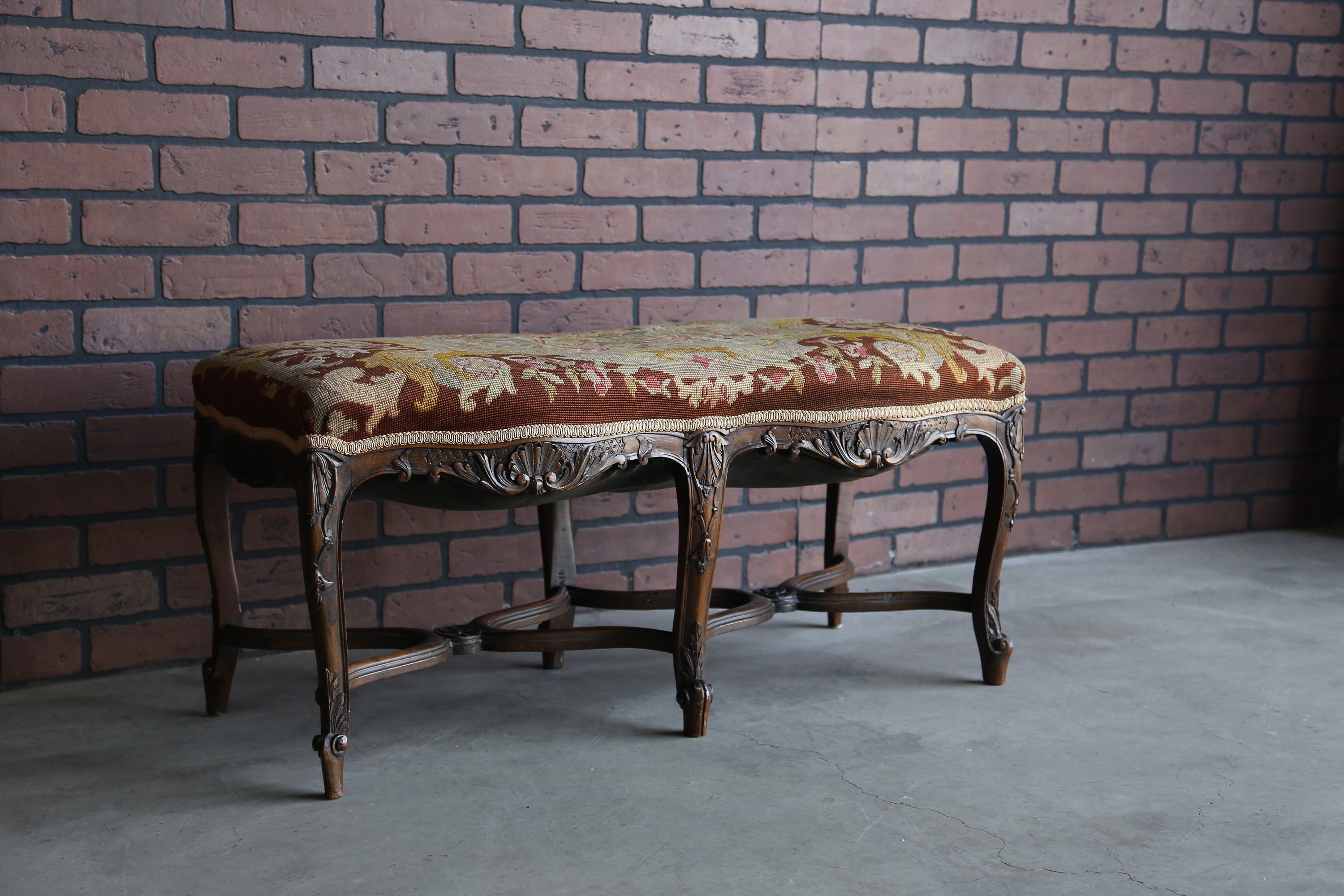 Antique French Bench French Provincial Bench Seat Ornately Etsy