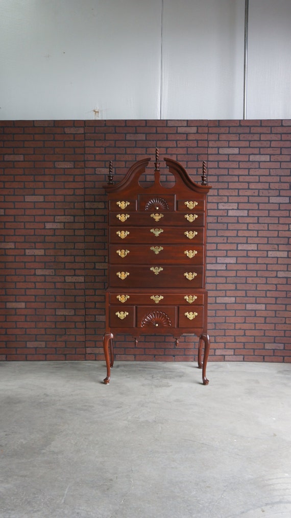 Mid Century Traditional Dresser in Ruby