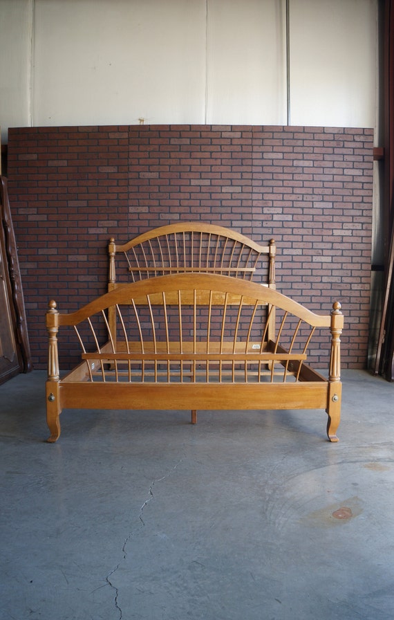 Ethan allen wheatback bed deals