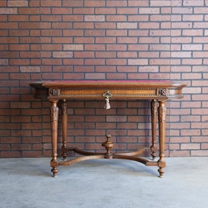 Library Table ~ Antique French Table ~ Accent Table ~ Writing Desk