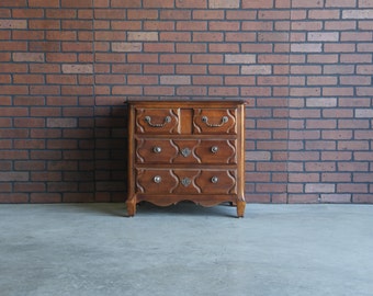 Chairside Chest ~ Nightstand ~ Bedside Chest ~ French Provincial Nightstand ~ Pierre Deux Collection by Henredon