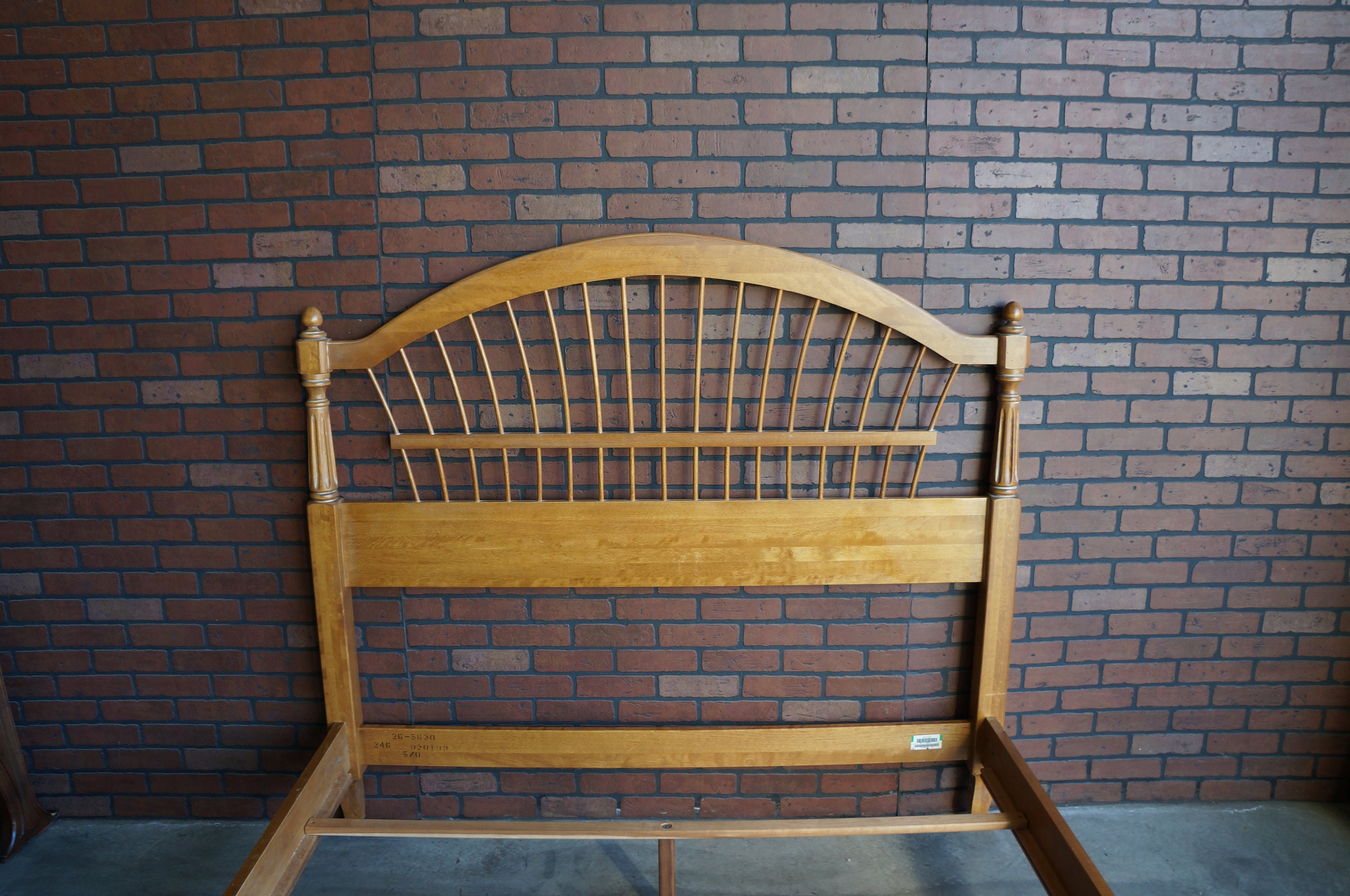 Queen Bed Frame Country Cottage Bed Wheatback Bed - Etsy